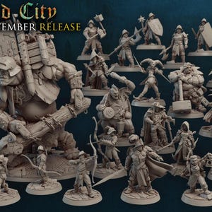 Titan Forge Stl Pack |  OLD CITY September 2021  Stl Pack | Rpg Stl | Dnd Stl | Tabletop Stl | Best Stl Bundle