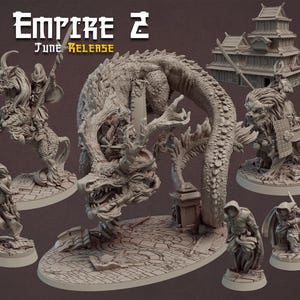 Titan Forge Stl Pack |  Dragon Empire 2 June 2020 Stl Pack | Rpg Stl | Dnd Stl | Tabletop Stl | Best Stl Bundle