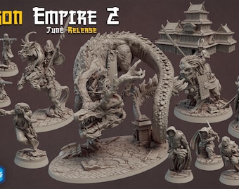 Titan Forge Stl Pack |  Dragon Empire 2 June 2020 Stl Pack | Rpg Stl | Dnd Stl | Tabletop Stl | Best Stl Bundle