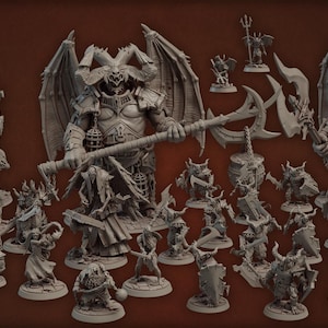 Titan Forge Stl Pack |  DEAMONIC ASYLUM June 2021  Stl Pack | Rpg Stl | Dnd Stl | Tabletop Stl | Best Stl Bundle
