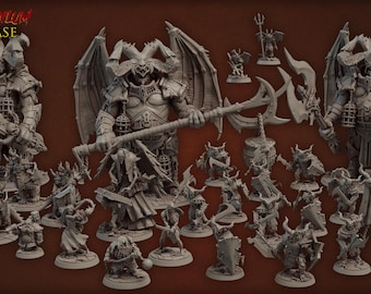 Titan Forge Stl Pack |  DEAMONIC ASYLUM June 2021  Stl Pack | Rpg Stl | Dnd Stl | Tabletop Stl | Best Stl Bundle