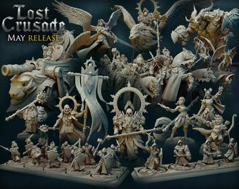 Titan Forge Stl-pack | Lost Crusade 2022 Stl Pack | Rpg-stl | Dnd Stl | Tafelblad staal | Beste stl-bundel