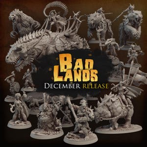 Titan Forge Stl-pack |  BADLANDS december 2021 Stl-pakket | Rpg-stl | Dnd Stl | Tafelblad staal | Beste stl-bundel