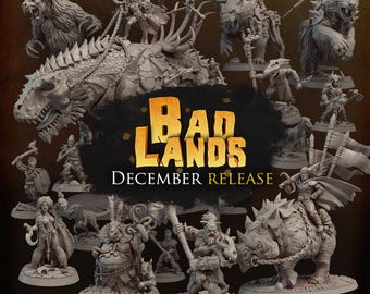 Titan Forge Stl Pack |  BADLANDS December 2021 Stl Pack | Rpg Stl | Dnd Stl | Tabletop Stl | Best Stl Bundle