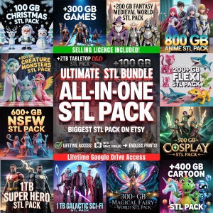 Najlepsze pliki STL do druku 3D | Ponad 450 000 modeli, 110 TB zweryfikowanej pamięci