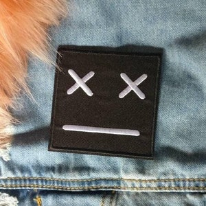Zonked // DIY Embroidered Iron Sew On Patch Depression Anxiety Tired Insomnia Aesthetic Gift Mental Health Funny Applique Craft Badge Cool x
