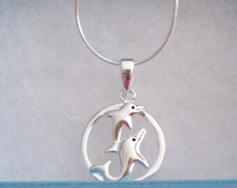 Collar de plata Dolphin Sterling