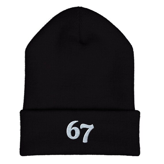 Unisex Embroidered Beanie Hats Winter Funny Knit Hat, Black Hug Dealer Funny Embroidered Beanie Hat Winter Autumn Cap  main image 4