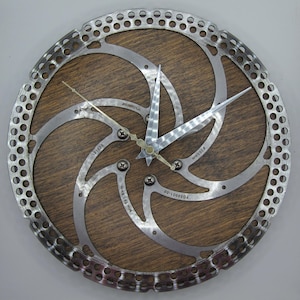 Recycled Formula Mountain Bike Disc Brake Rotor Wall Clock