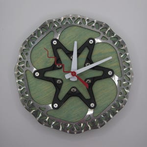 Recycled Mountain Bike Disc Brake Rotor Wall Clock