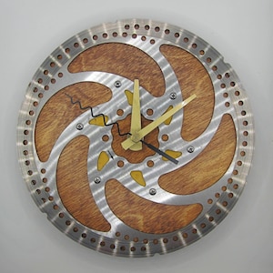 Recycled Mountain Bike Disc Brake Rotor Wall Clock