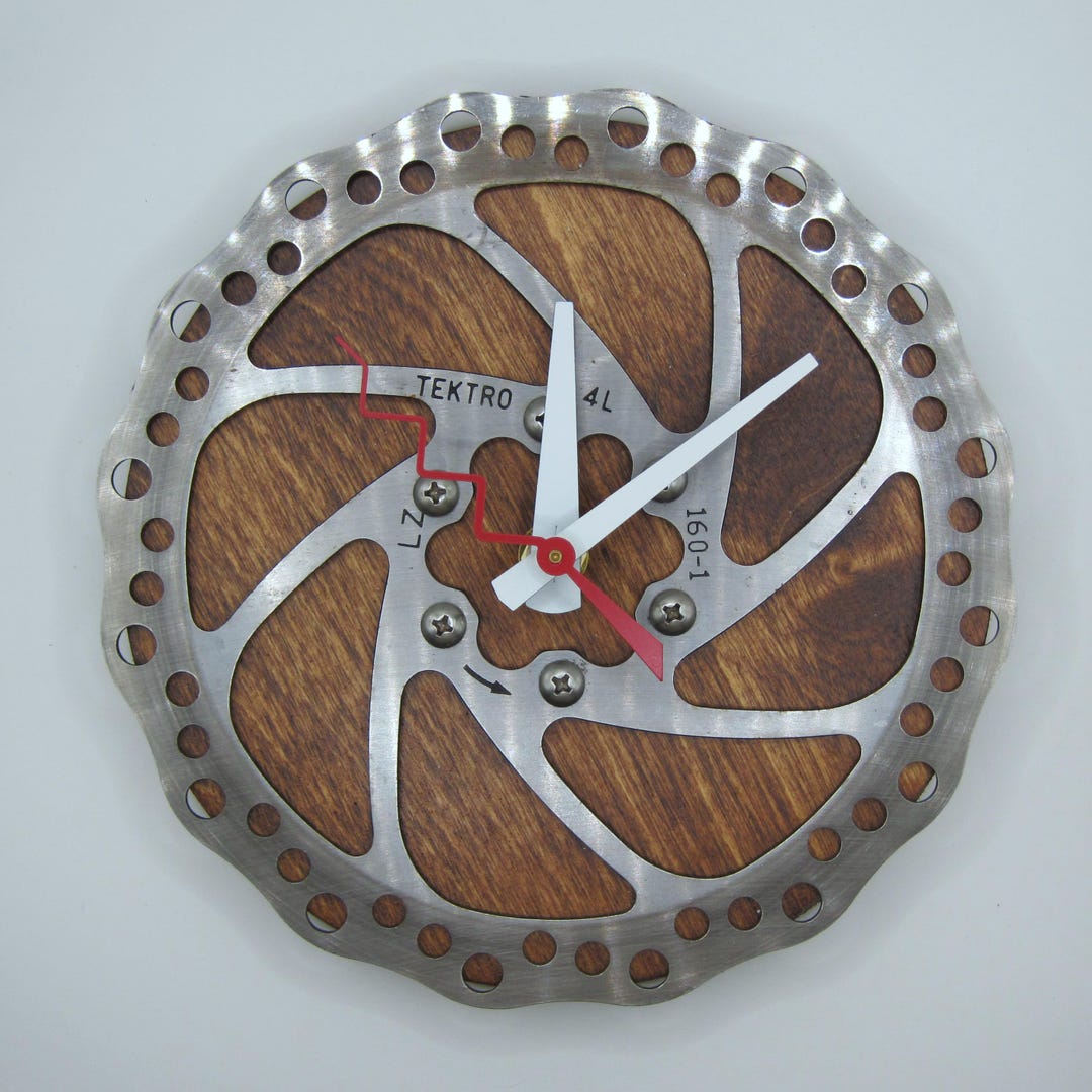 Recycled Tektro Mountain Bike Disc Brake Rotor Wall Clock - Etsy