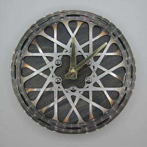 Recycled SRAM Double Mountain Bike Disc Brake Rotor Wall Clock