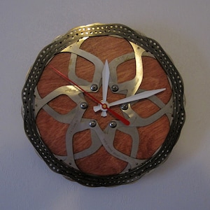 Recycled Avid Double Mountain Bike Disc Brake Rotor Wall Clock