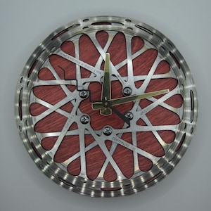 Recycled SRAM Double Mountain Bike Disc Brake Rotor Wall Clock