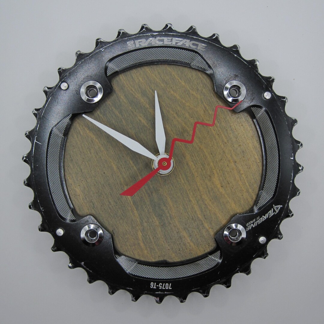 Recycled Raceface Mountain Bike Chainring Wall Clock - Etsy