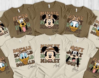 Disney Animal Kingdom Shirts, Matching Disney Shirt, Safari Mode Disney Shirt, Family Vacation Shirts, Mickey and Friends Animal Kingdom Tee