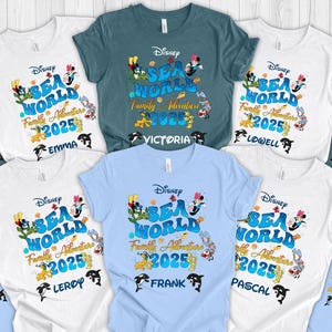 Disney Sea World Shirt Sea World Family Adventure 2025 Shirt, SeaWorld Adventure Shirt, Family Vacation 2025, Making Memories Together,