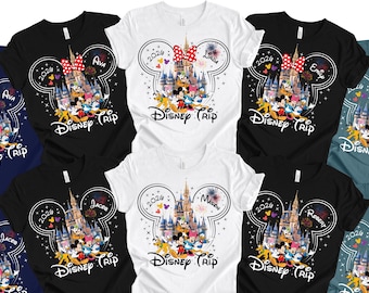Disney familievakantie 2026 shirt, aangepast familie-uitje shirt, Disney familie 2026 shirt, Disney paar shirt, Disney familie bijpassende shirt
