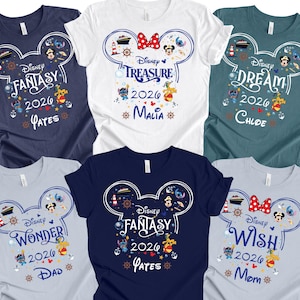 Disney Family Cruise Shirts, Custom Disney Cruise 2026 Shirt, Disney Cruise Shirt, Disney Cruise Group Shirt, Family Matching Cruise Shirt