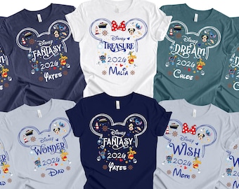 Disney Family Cruise Shirts, Custom Disney Cruise 2026 Shirt, Disney Cruise Shirt, Disney Cruise Group Shirt, Family Matching Cruise Shirt
