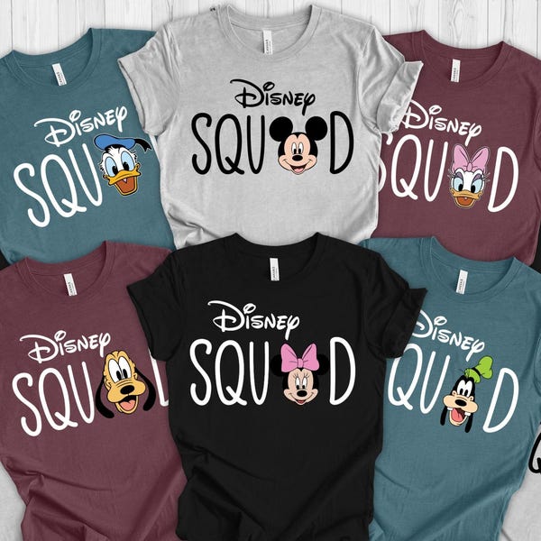 Shirt Disney-familie, shirts familie-uitje, Disney World-shirts, Disneyland-shirts, Disney-vakantieshirt, gepersonaliseerd familieshirt