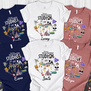 Camisetas de Hollywood Studios, Camisetas de Disney Hollywood Studios 2025, Camiseta de viaje a Hollywood Studios, Vacaciones familiares en Disney, Camiseta de viaje a Disney 2025