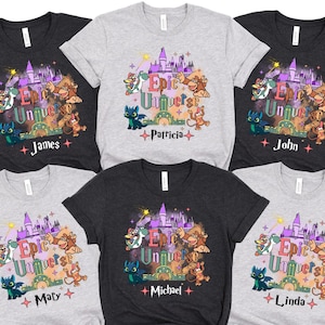 Mario Epic Universe 2025 Shirts, Epic Universe Matching Shirts, Epic Universe Family Shirts Custom Epic Universe Shirts,  Family Trip Shirts