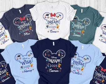 Disney Family Cruise Shirts, Custom Disney Cruise 2025 Shirt, Disney Cruise Shirt, Disney Cruise Group Shirt, Family Matching Cruise Shirt