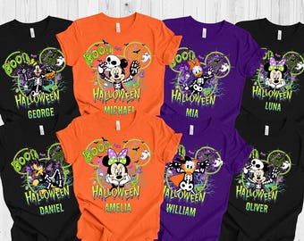 Disney Halloween 2026 Shirts, Custom Disney Halloween 2026 Shirt, Halloween Name  Shirt, Disney Family Halloween Shirts, Disney Trip Shirt,