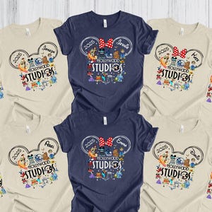 Camisetas de Disney Hollywood Studios 2025, camisetas de Hollywood Studios, camiseta de viaje a Hollywood Studios, vacaciones familiares en Disney, camiseta de viaje a Disney 2025