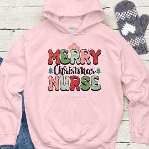 Merry Christmas Nurse Shirt, Cute Holiday Nurse Gift, Xmas Nursing Staff Tee, Funny Medical Worker Christmas Apparel, Nurse Xmas Shirt