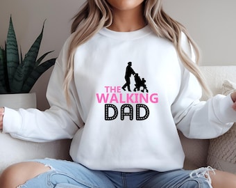 The Walking Dad T-Shirt – Funny Fatherhood Tee, Dad Life Humor, Cool New Dad Gift, First-Time Father Shirt, Parenting Joke Apparel