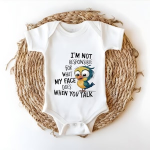 Funny Sarcastic T-Shirt: I&#39;m Not Responsible For What My Face Does