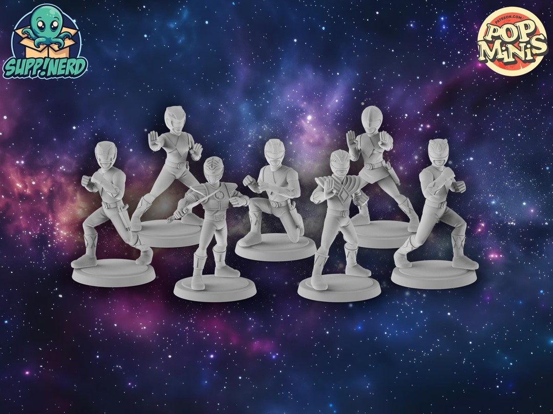Mighty Morphin Power Rangers Miniature Collection Multiple Scales ...
