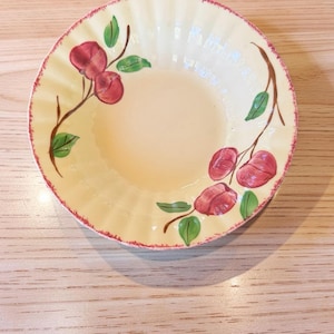 Blue Ridge Pottery "Quaker Apple" Serving Bowl – Hand Painted