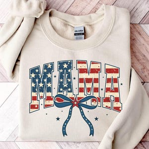 American Mama Shirt, Retro Mama America Tee, Coquette Bow 4th of July T-Shirt, American Mama Coquette Bow Tee, 4th of July Shirt, USA Shirts