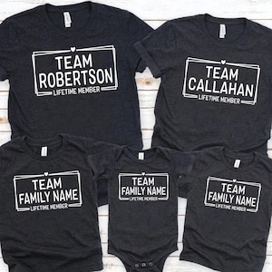 Team Family Shirts Gift For Lifetime Members, Family Reunion Shirts, Family Matching Shirts, Custom Family Name Shirts, Personalized Shirts