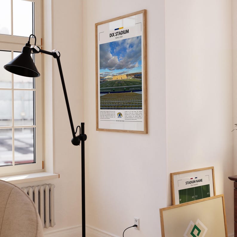 Dix Stadium Print Kent State Golden Flashes Poster Vintage NFL Print