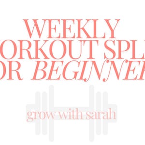 Wekelijkse training splitsen voor beginners