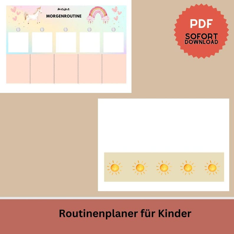 Routine Plan / Routine Board / Planner for Children, Morning Routine ...