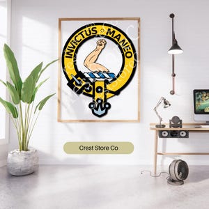 Armstrong Family Crest, Digital Download, Shields, Surnames, Ancestry, Coat of arms svg