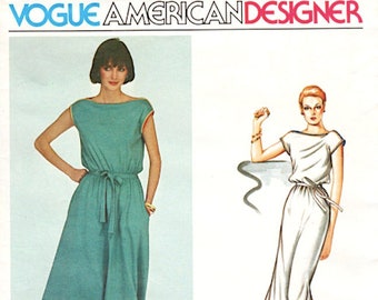 Vogue 2530  Vintage Designer Sewing Pattern By Diane Von Furstenberg  Dress Unused Vintage Sewing Pattern  Bust 31.5 inches