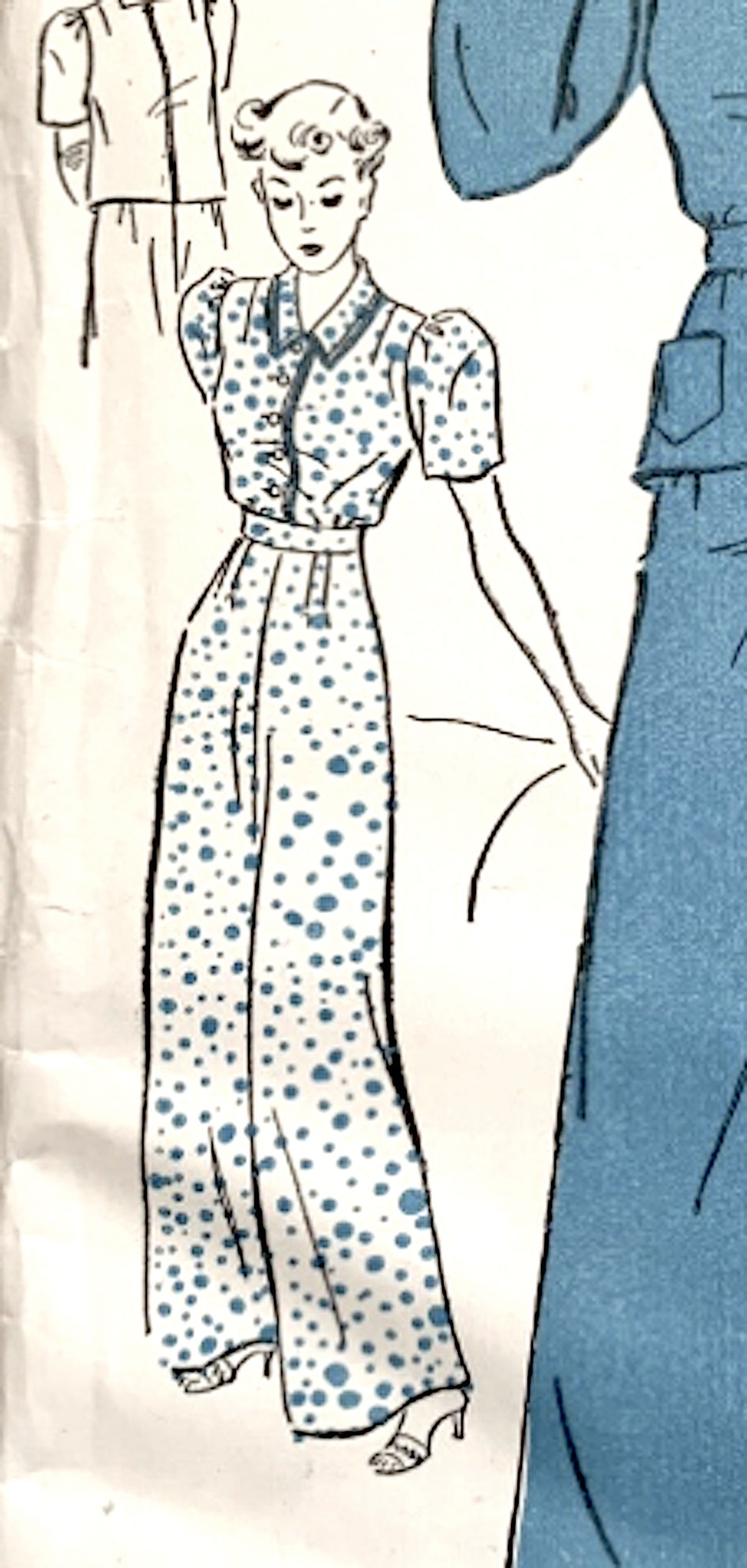 1930s Beach Pajamas Unused Factory Folded New York 1178 Bust 34 Vintage ...