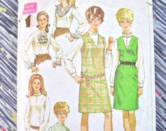 SALE 20% OFF Vintage 60's Simplicity 7765 sewing pattern Bust 34"