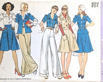 Simplicity 6110 Pattern for Misses' Separates Bust 31.5