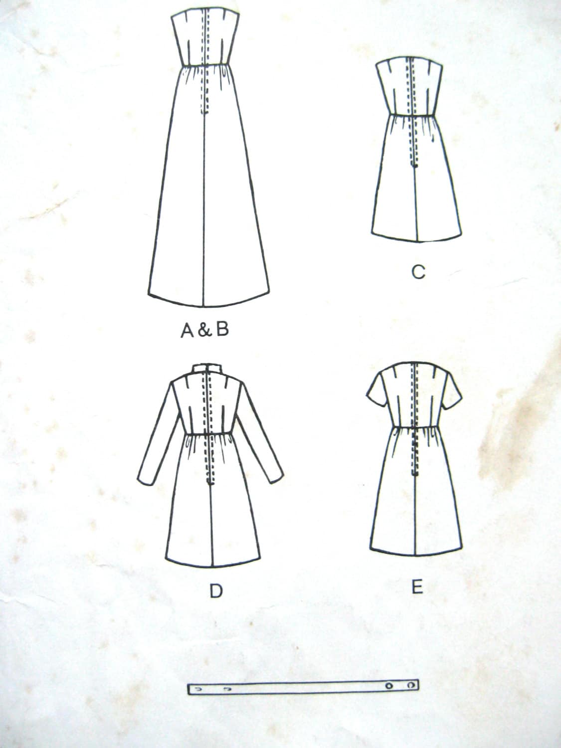 Vintage 60s Vogue Basic Design 1870 Dress Pattern - Etsy