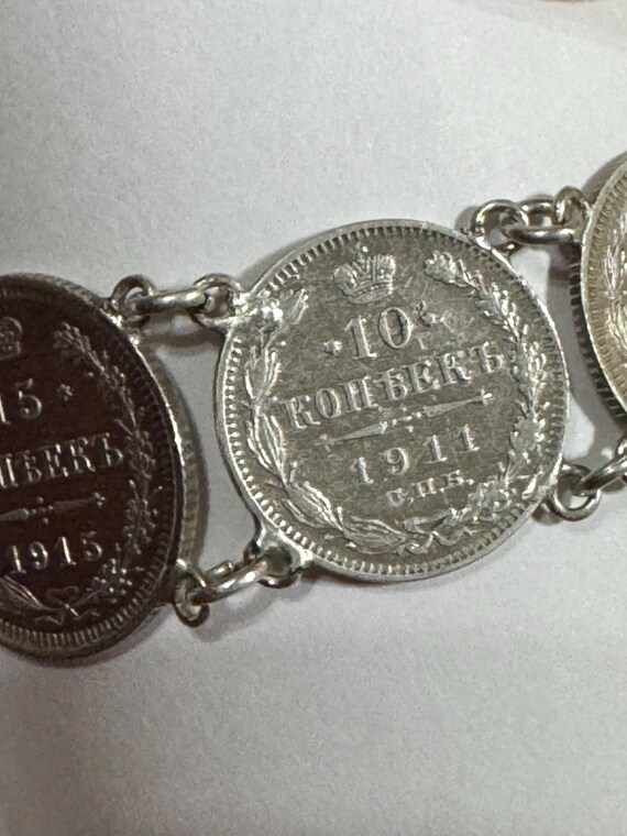 Antique  early 20c. Russian Solid Sterling silver… - image 3
