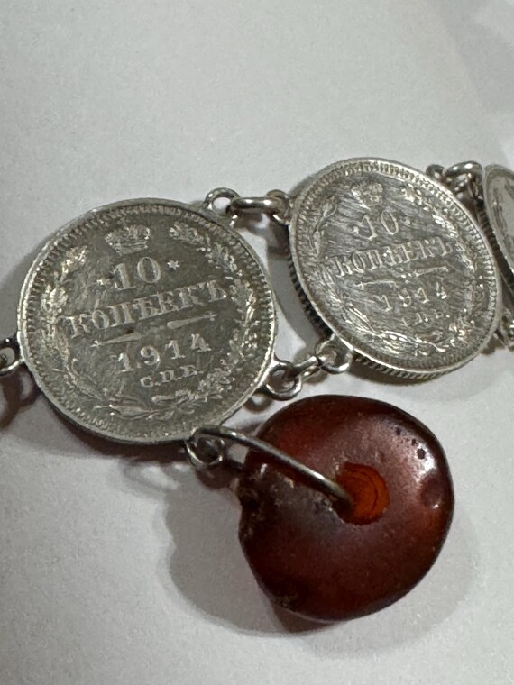 Antique  early 20c. Russian Solid Sterling silver… - image 2
