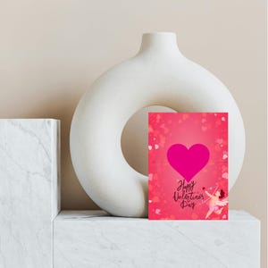 Valentinstagskarten, Grußkarten, Digitale Dateien, Papierkunst, Postkarten, Illustrationen, Geschenke für die Liebsten, Karten für Freunde,